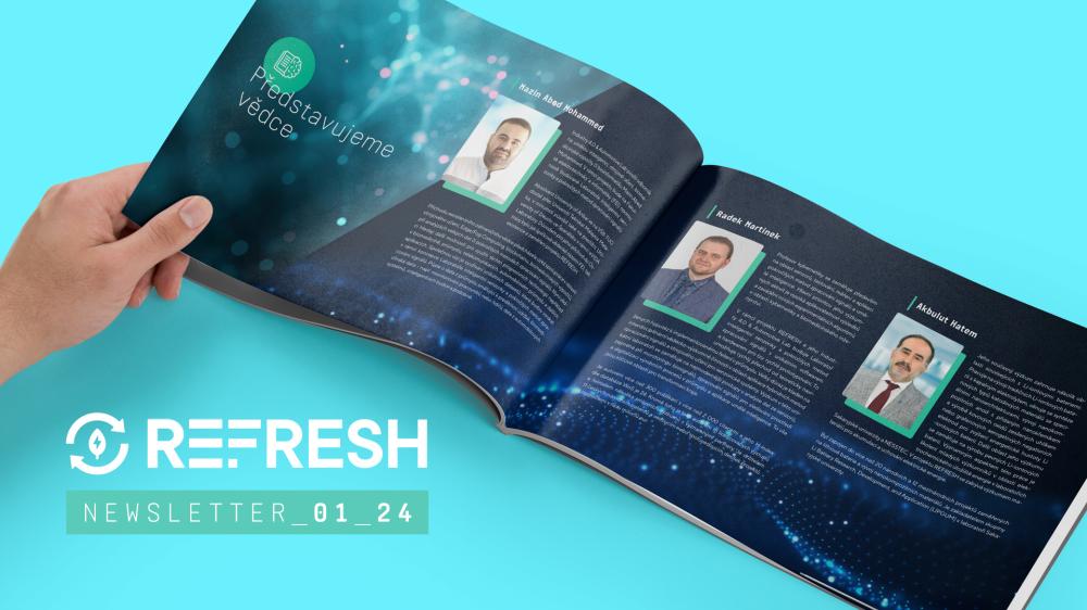 Newsletter REFRESH seznamuje s novými vědci i úspěchy