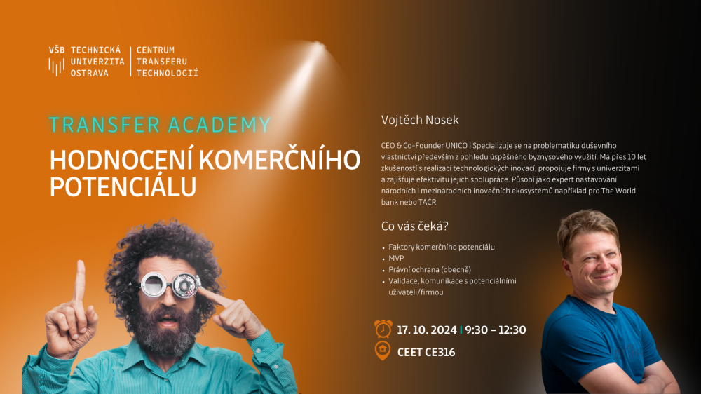 Transfer Academy - Hodnocení komerčního potenciálu