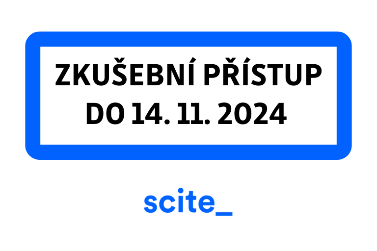 Zkušební přístup do scite_