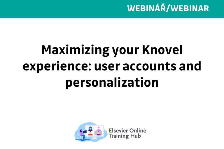 Maximizing your Knovel experience: user accounts and personalization