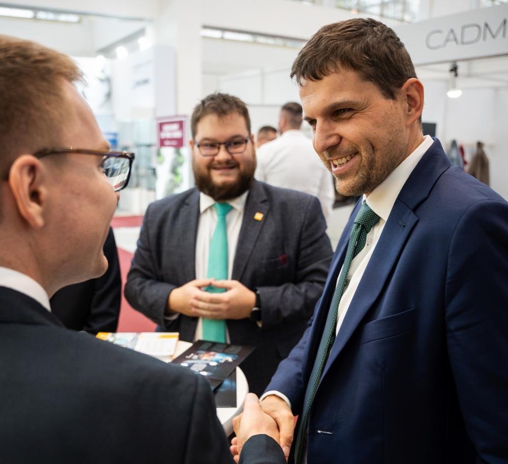 Setkání s ministrem na Mezinárodním strojírenském veletrhu
