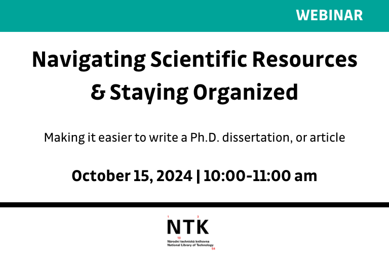 Navigating Scientific Resources & Staying Organized