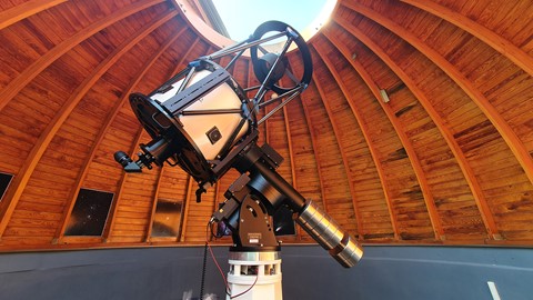Nový astronomický dalekohled v Planetáriu Ostrava