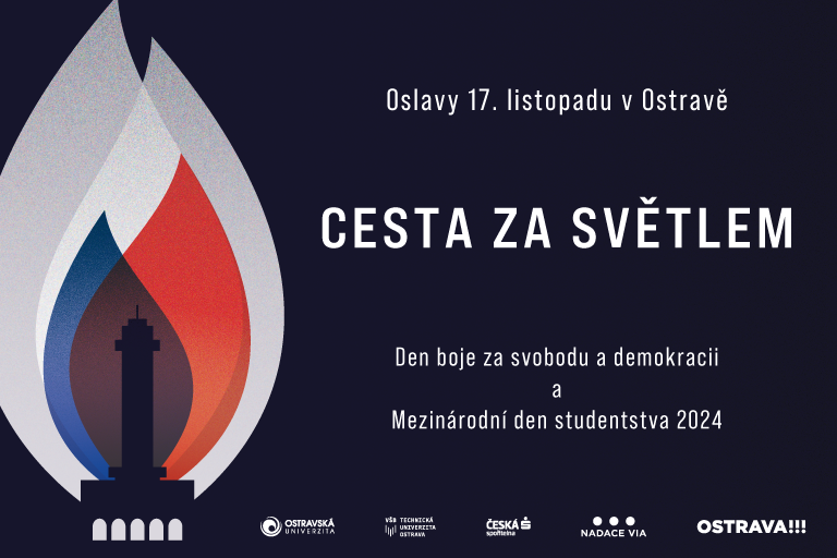 Ostravská Cesta za světlem: připomínka půlkulatého výročí událostí 17. listopadu 1939 a 1989	