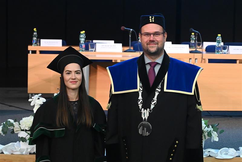 The prize from the Scientific Council was awarded to Kateřina Barnová from FEECS