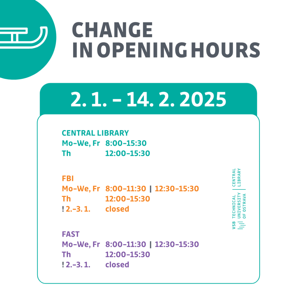 Change in Opening Hours over Exam Period and Winter Holiday