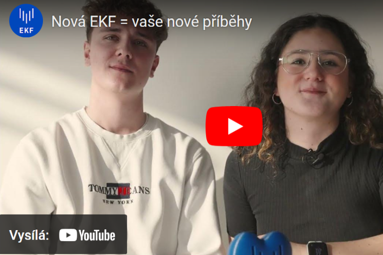  Nová budova EKF = nové video EKF