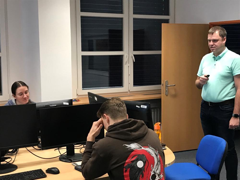 Přednáška Ing. Martina Adamce, SOŠ PO a VOŠ PO Frýdek-Místek