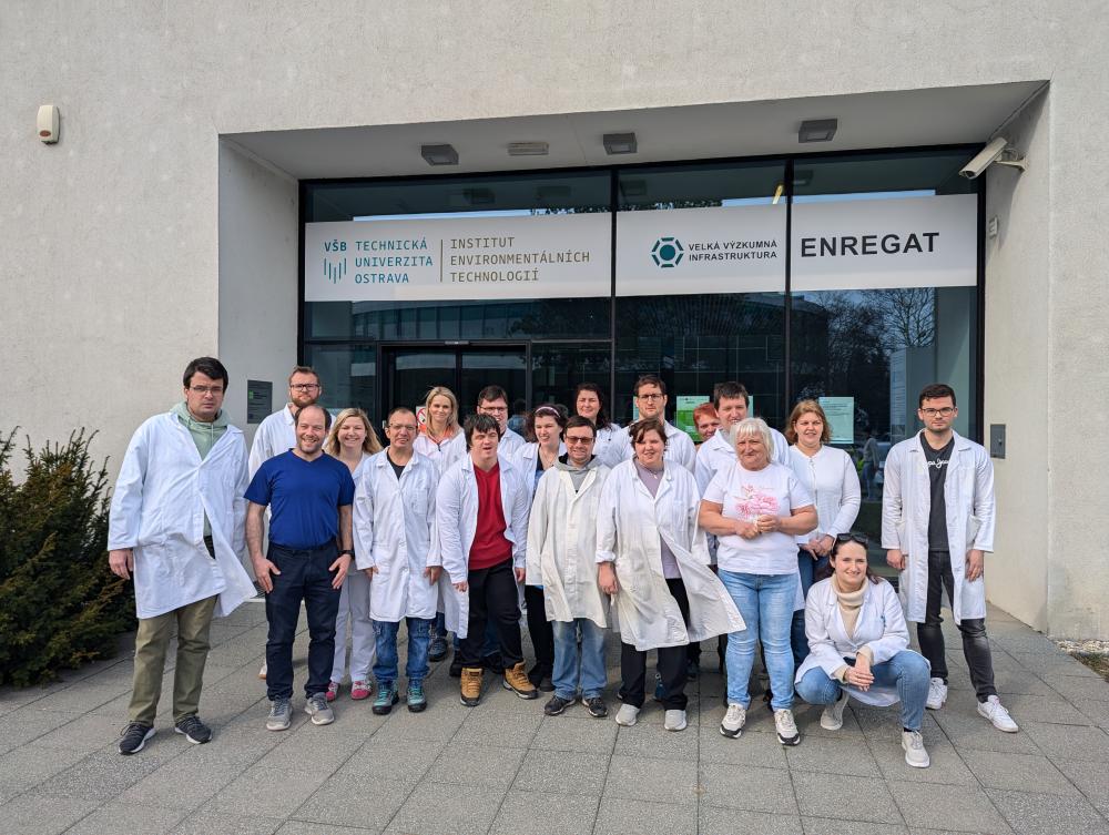 Clients of Čtyřlístek in Ostrava visited our laboratories