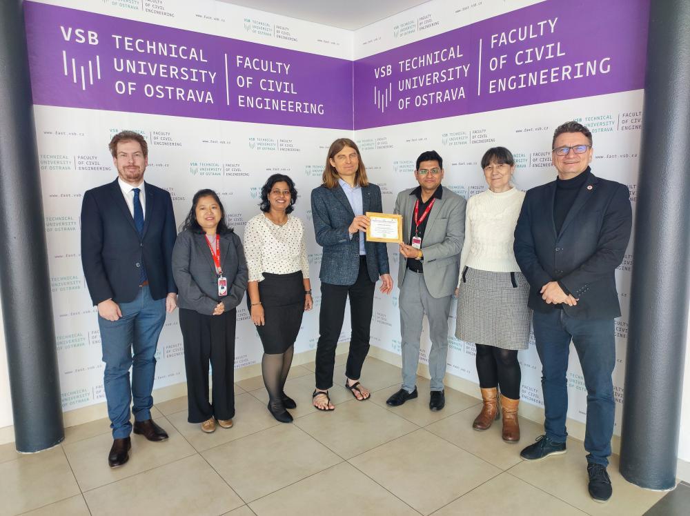 Fakulta stavební přivítala experty z indické JSPM's Rajarshi Shahu College of Engineering