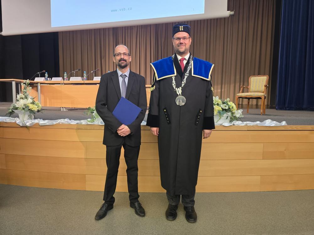 The award for the best FEECS teacher went to Jan Fulneček