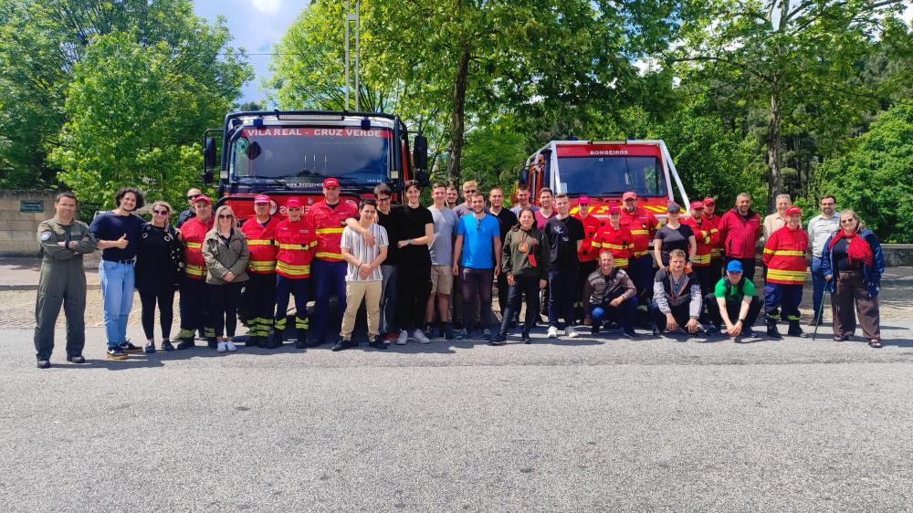 Studenti na kurzu Wildfires Prevention and Management