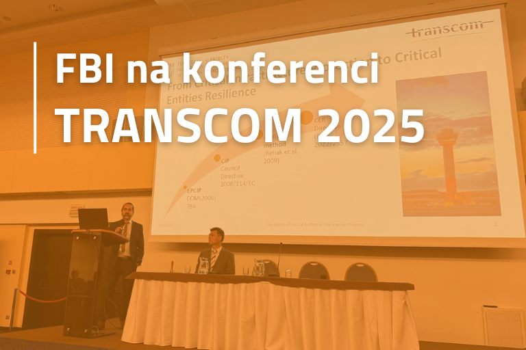 Profesor Řehák zastupoval Fakultu bezpečnostního inženýrství na konferenci Transcom 2025
