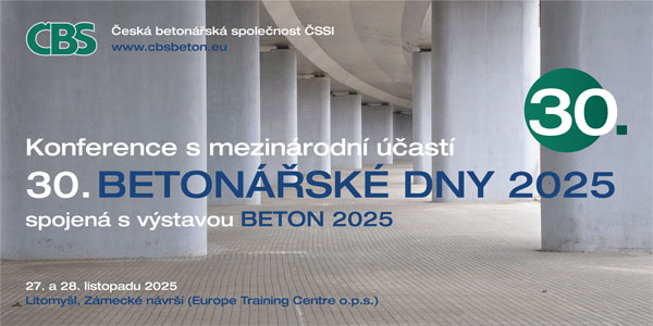 Pozvánka na jubilejní 30. Betonářské dny