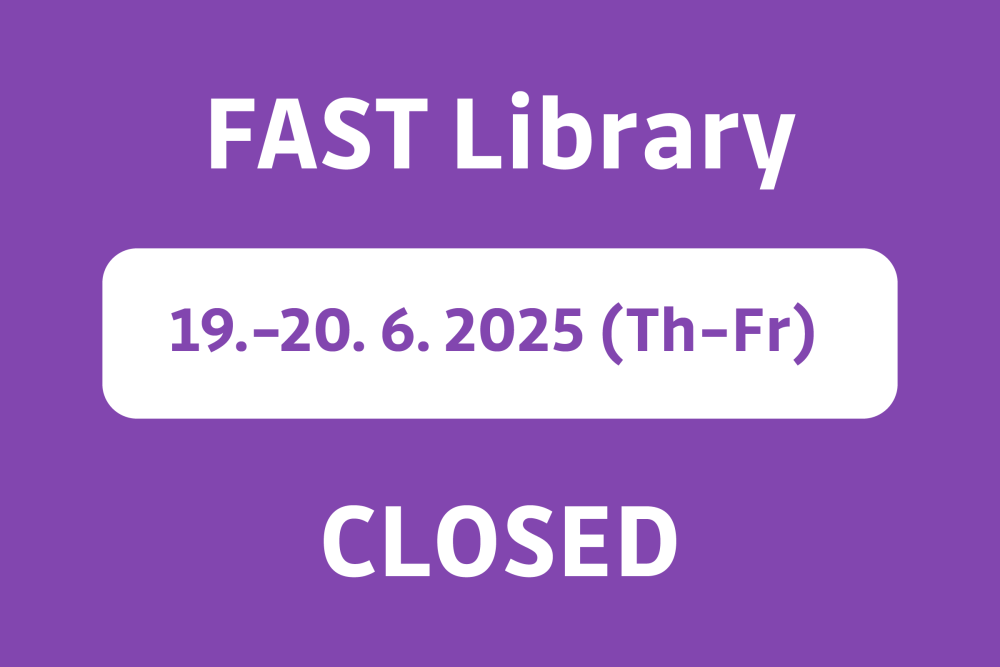 FAST Library closed on June 19–20