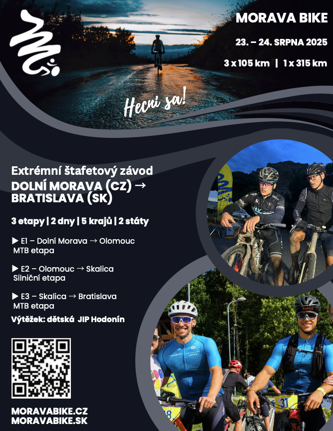 MORAVA BIKE 2025 – Extrémní štafetový cyklo-závod
