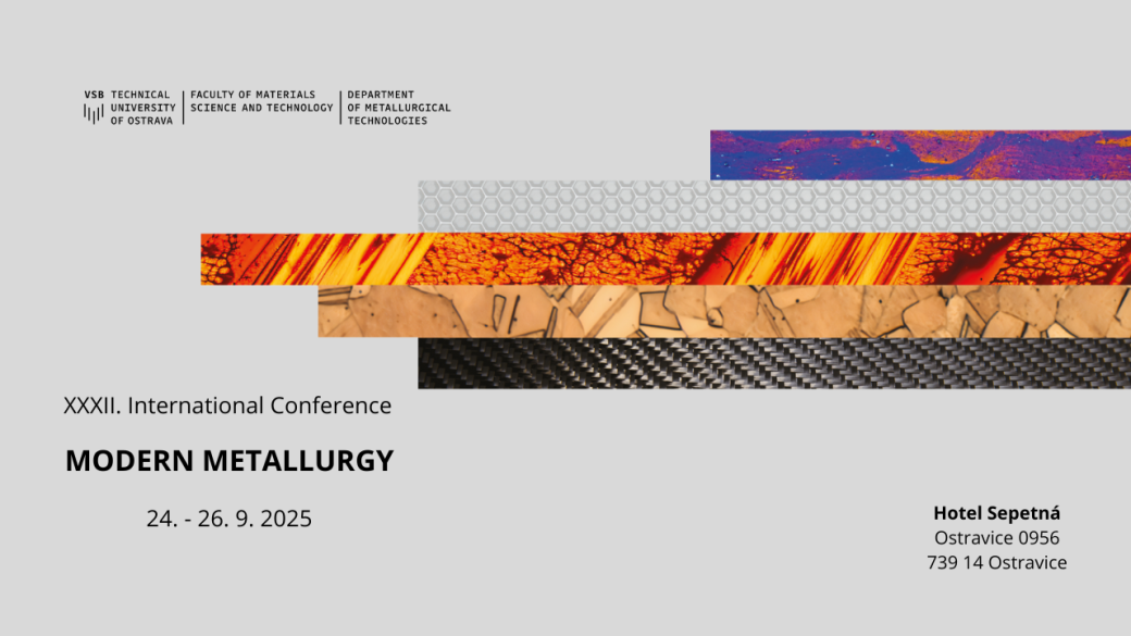 MODERN METALLURGY 2025: Inovace a udržitelná budoucnost metalurgie