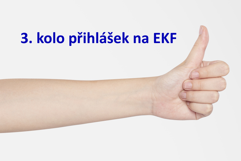 Poslední možnost příhlášek na EKF