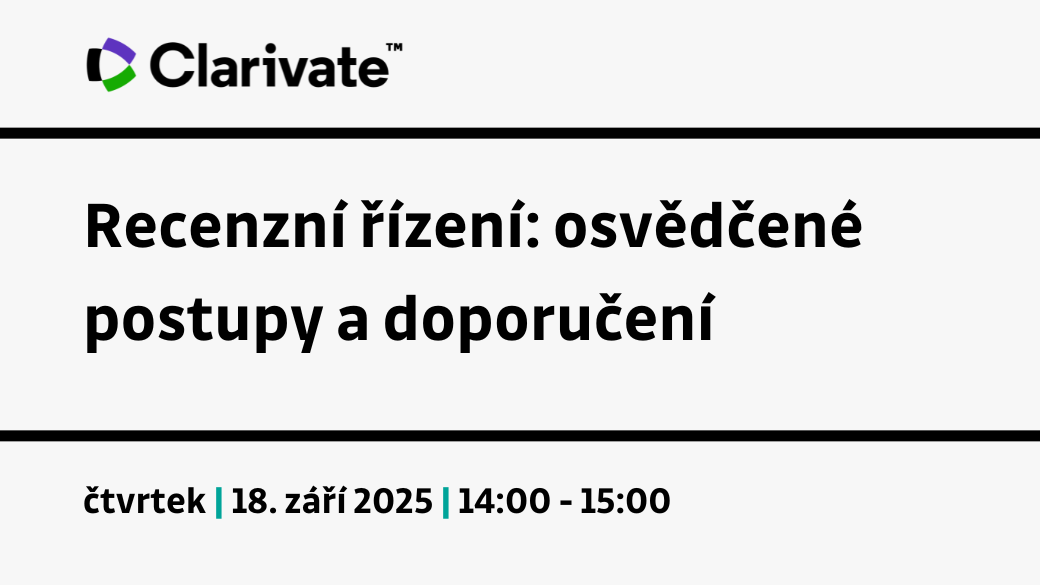 Recenzní řízení: osvědčené postupy a doporučení