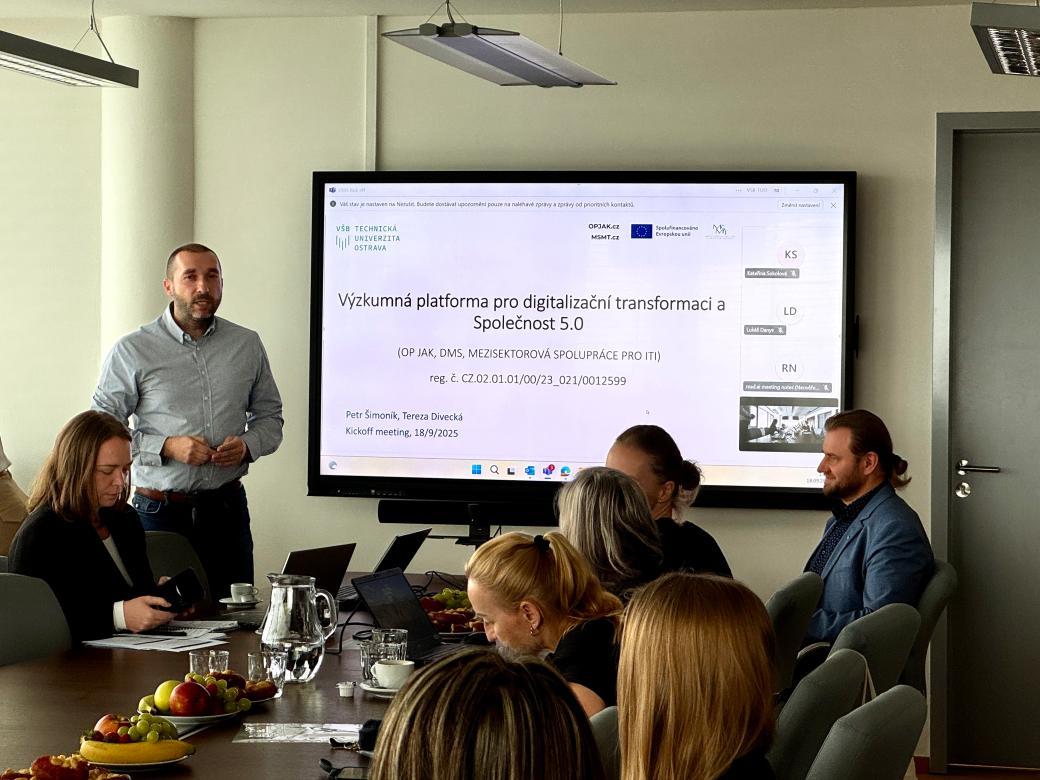 At VSB-TUO, a digital transformation project for Society 5.0 has been launched.