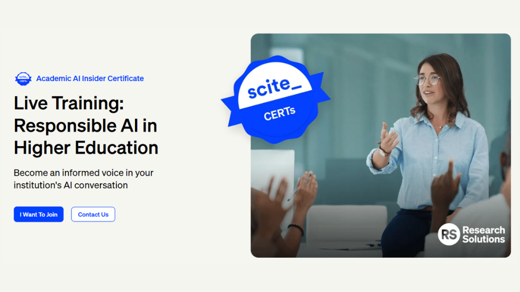 Live Training: Responsible AI in Higher Education