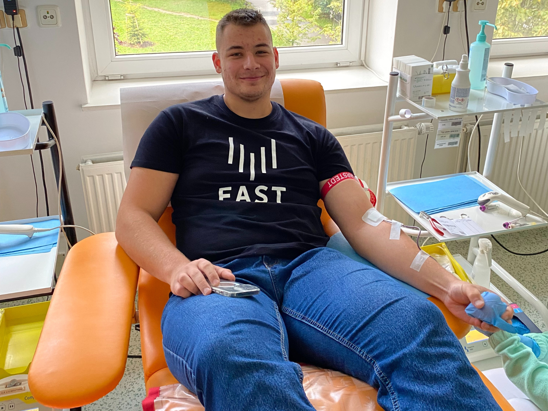 Báňská kapka krve na FAST: Darovalo 35 dárců, zapojili se i z jiných fakult