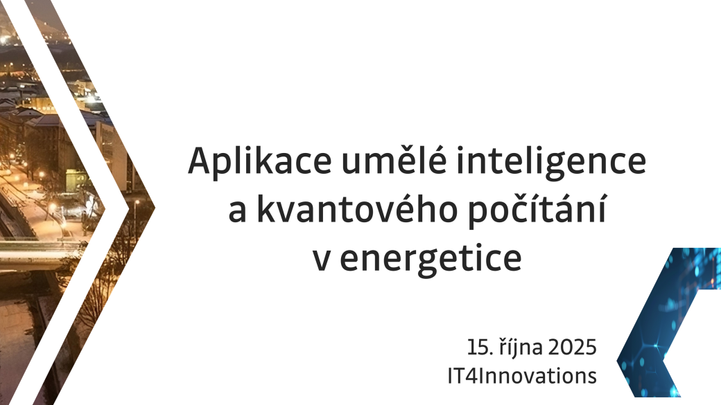 Pozvánka na workshop Aplikace AI a kvantového počítání v energetice