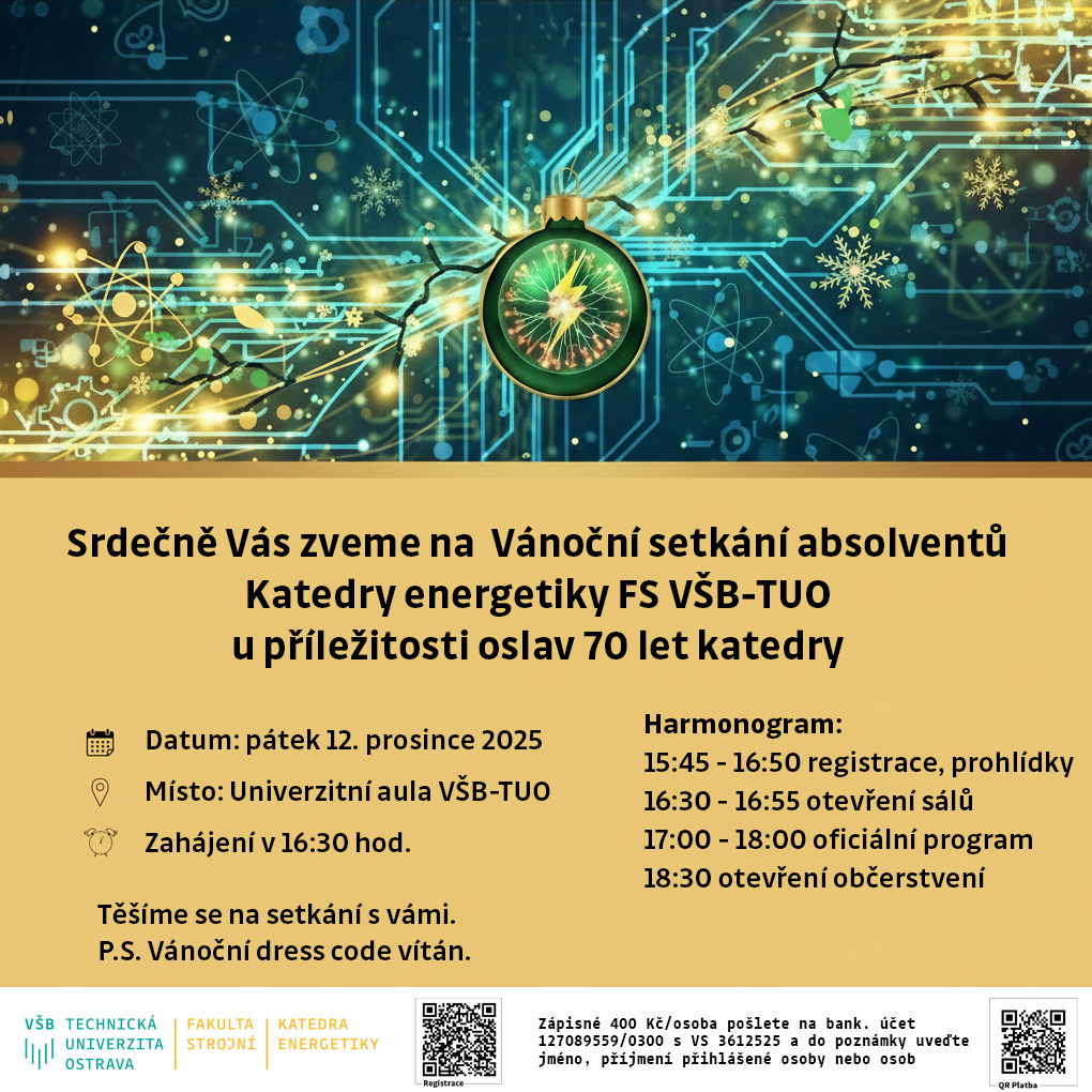 Setkání absolventů Katedry energetiky