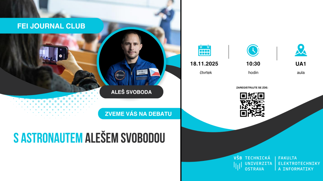 FEI Journal Club s astronautem Alešem Svobodou