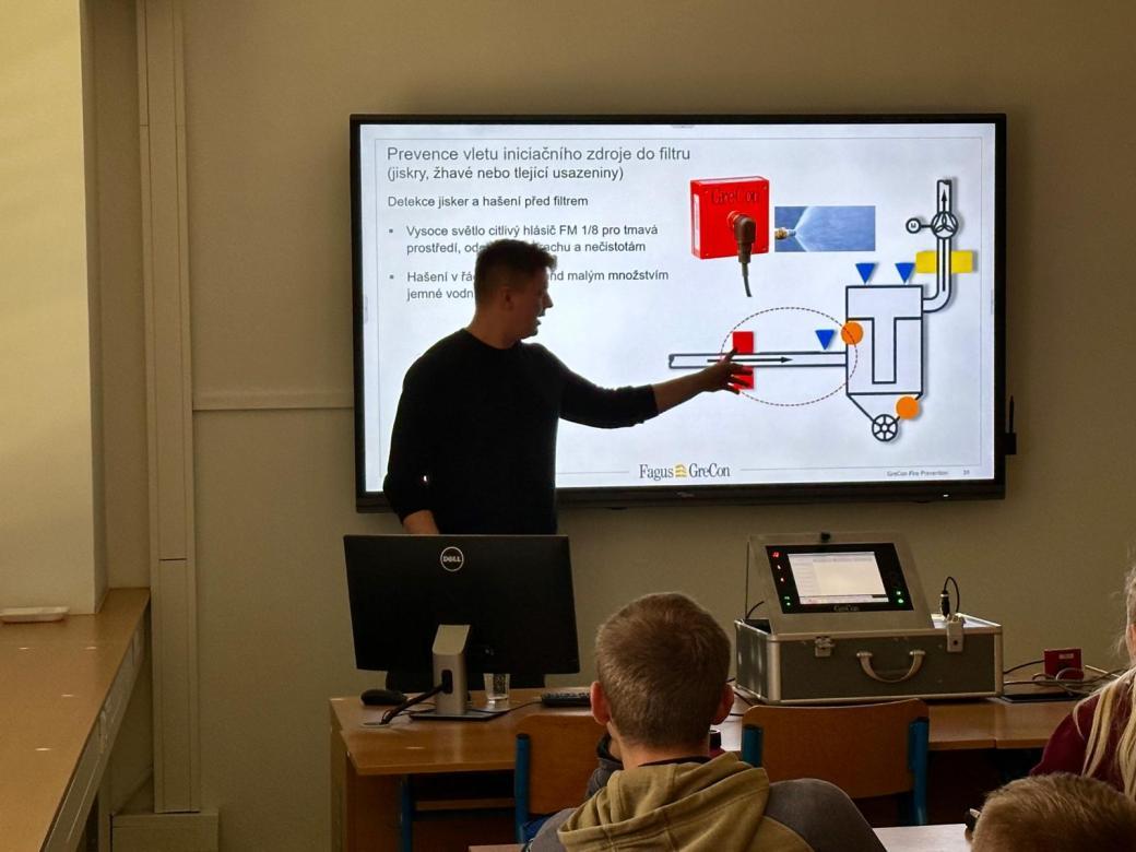 Odborná přednáška: Detekce a potlačení požáru v technologických zařízeních