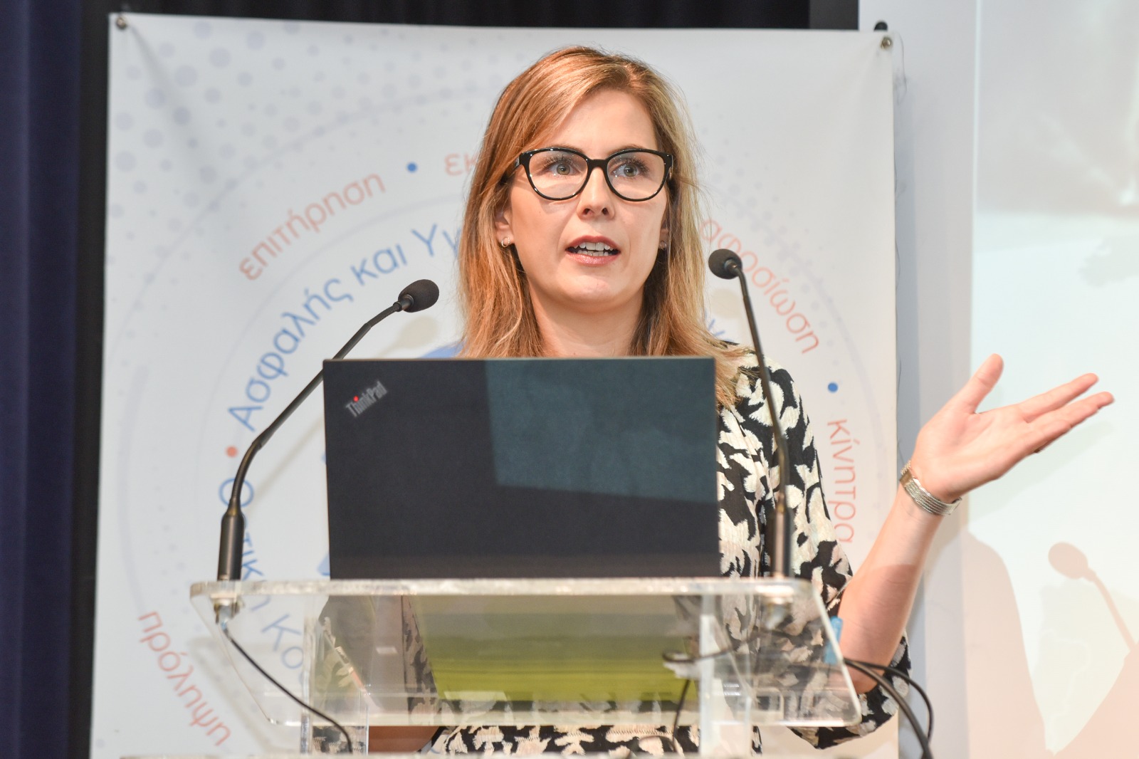 Dr. Lucie Kocůrková na Kypru v rámci European Week on Safety and Health