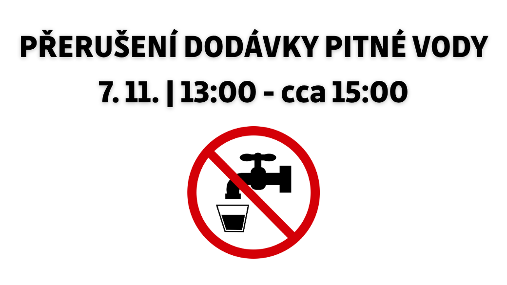 Přerušení dodávky pitné vody v pátek 7. 11.