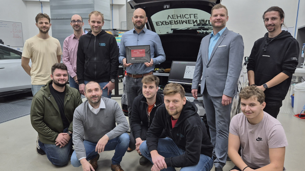 Tým výzkumníků z VŠB-TUO získal prestižní ocenění za vývoj systémů pro autonomní vozy