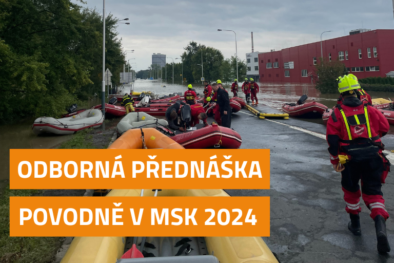 Přednáška plk. Ing. Jiřího Němčíka, MBA - Povodně v MSK 2024