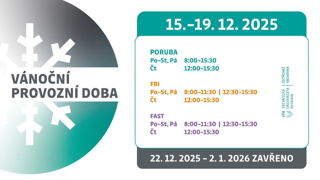 Vánoční provozní doba Ústřední knihovny
