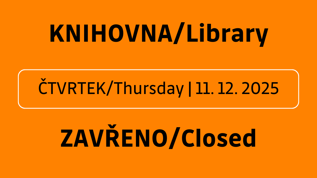 Knihovna na FBI bude 11. 12. ZAVŘENÁ