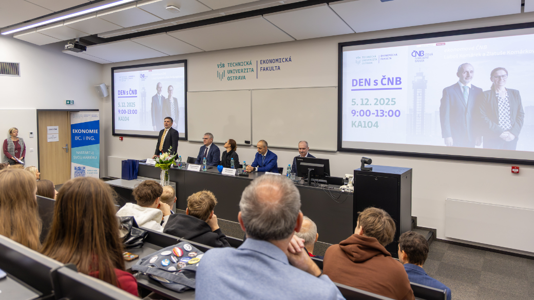 Den s ČNB na EKF a vyhlášení EKONOVIZE 2025