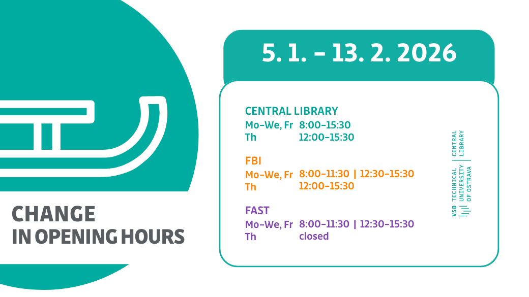 Change in Opening Hours over Exam Period and Winter Holiday 2026