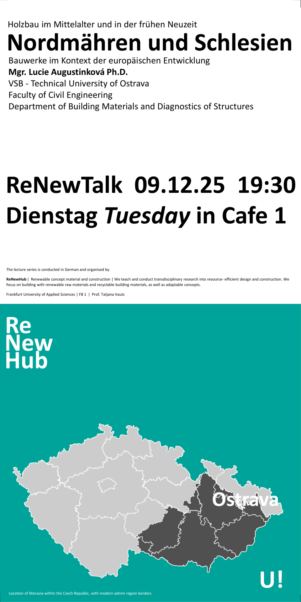 Lucie Augustinková přednášela ve Frankfurtu