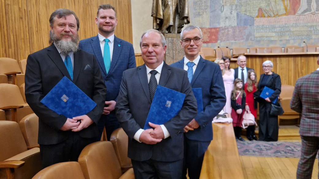 VŠB-TUO má tři nové profesory 