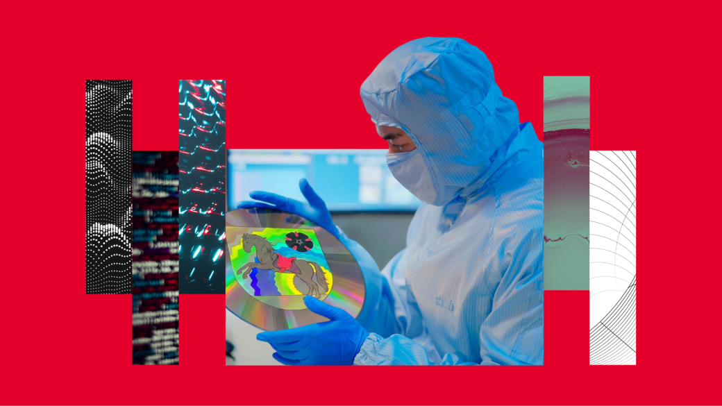 Jak se rodí čipy a hologramy