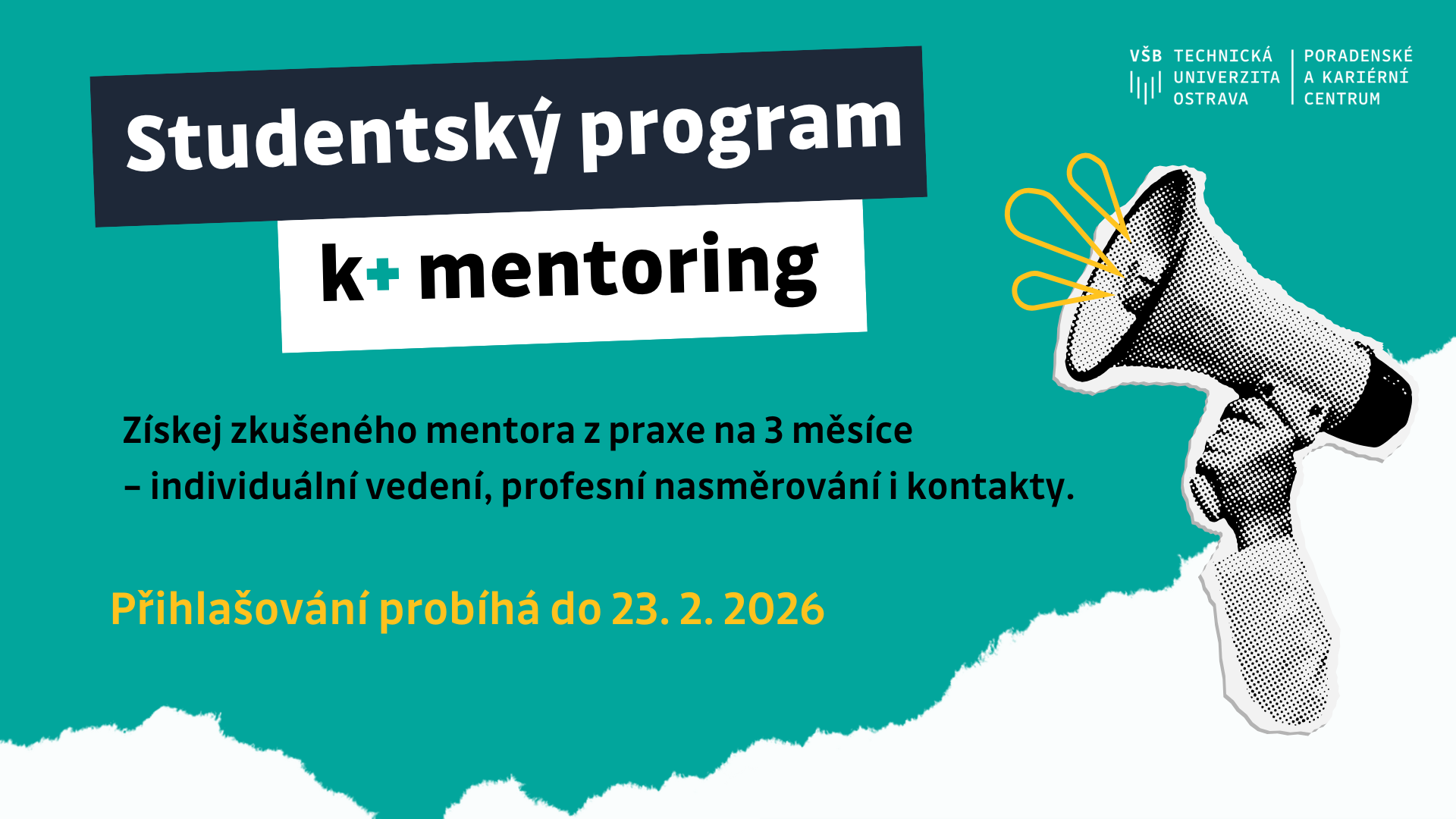 k+ mentoring propojuje studenty s lidmi z praxe