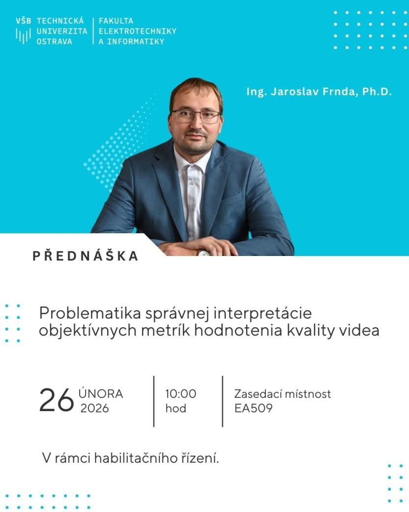 Veřejná habilitační přednáška