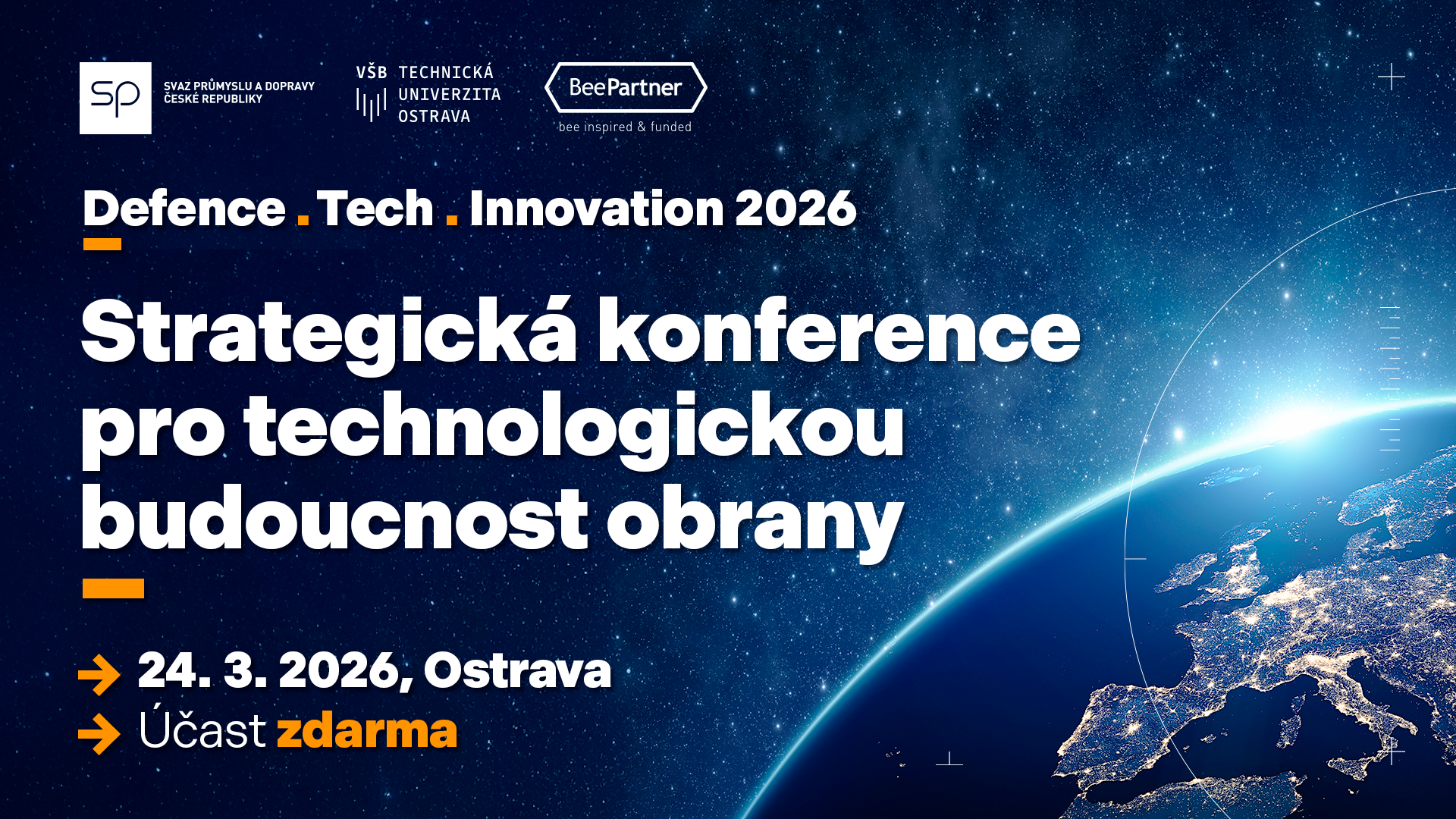 Ostrava bude hostit konferenci Defence Tech Innovation 2026