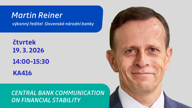 Přednáška ředitele Slovenské národní banky na EKF 