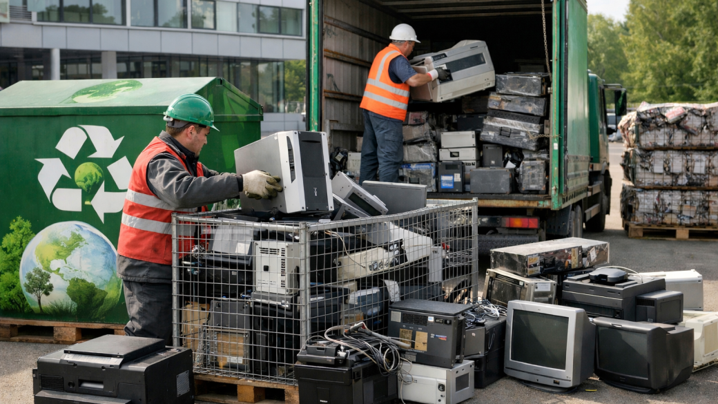 VŠB–TUO v roce 2025 ekologicky zlikvidovala 35 t vyřazených elektrozařízení