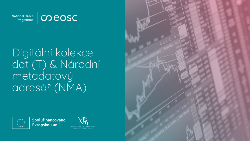 Digitální kolekce dat (T) & Národní metadatový adresář (NMA)