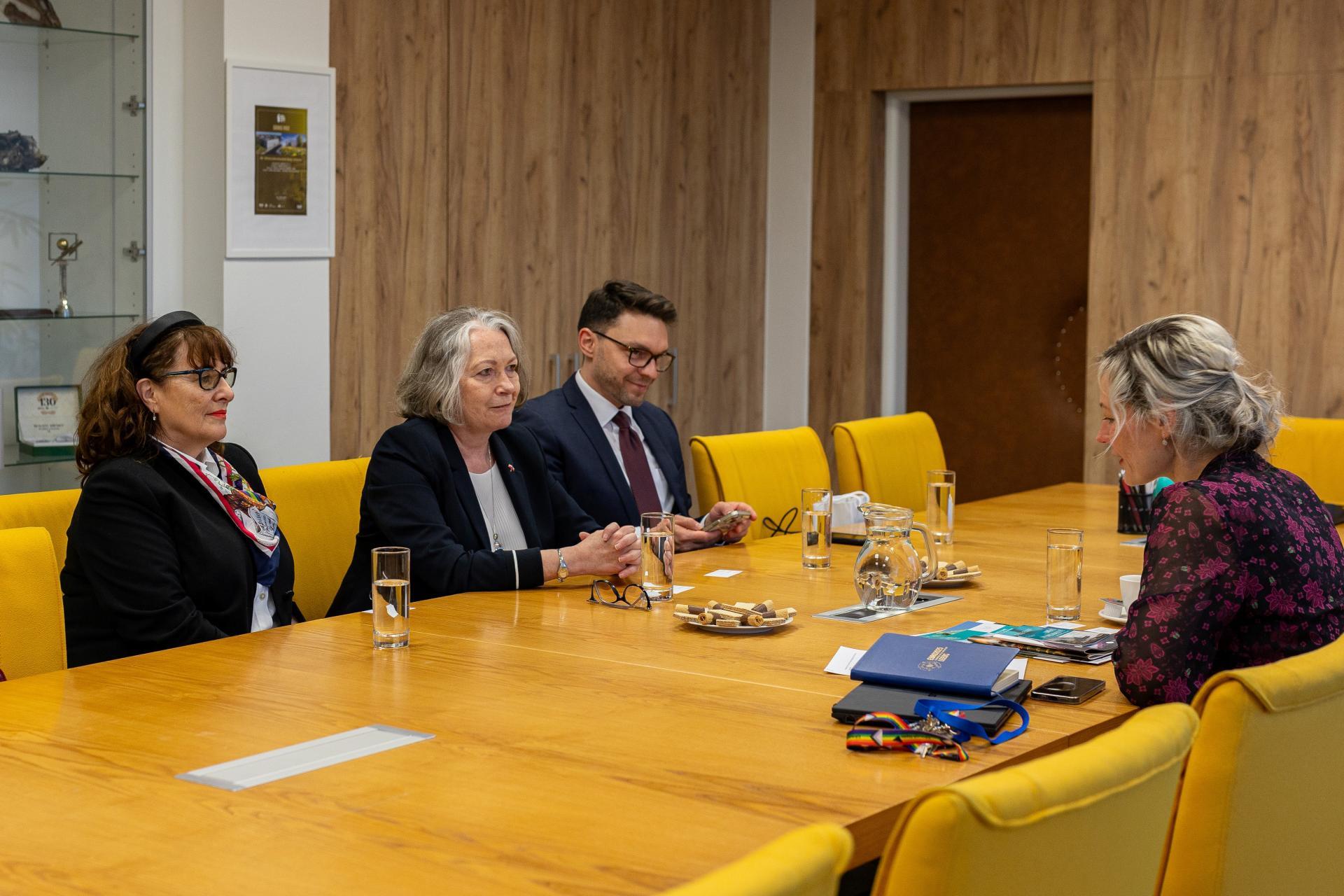 The Chargé d'affaires of the Republic of Poland in the Czech Republic visited VSB-TUO.