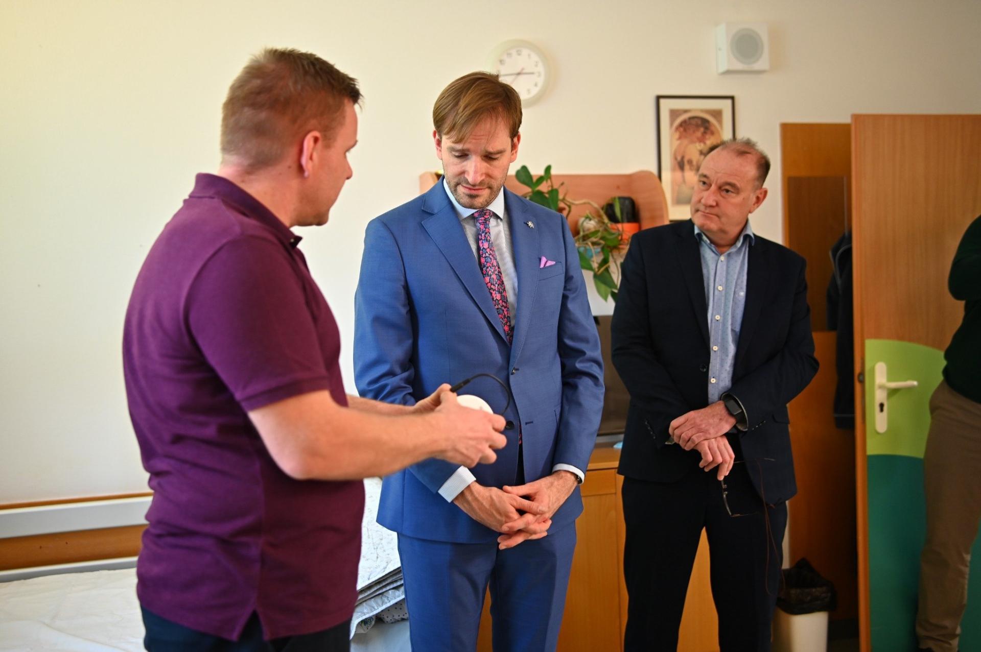 Fall detection system tested in real operation. Demonstrated to the Minister of Health