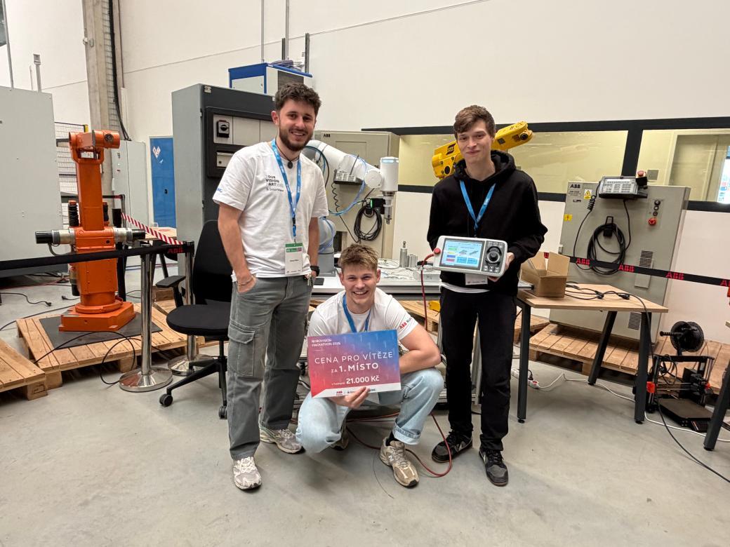 Studenti VŠB-TUO zvítězili v robotickém hackathonu